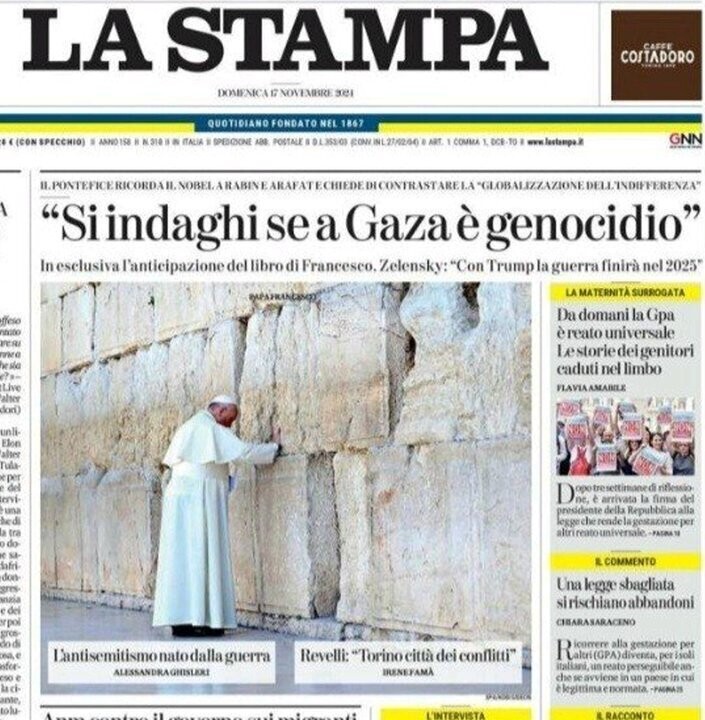 Pope Calls for Investigation into Gaza Genocide Accusations