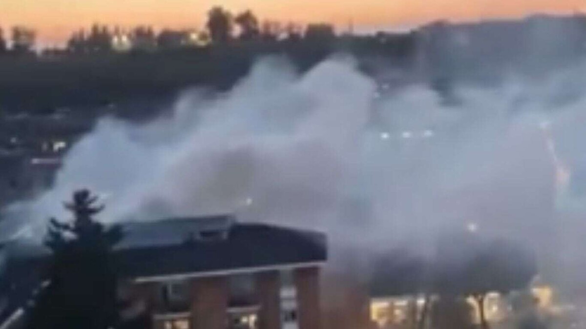 Fire at the Vatican during the conclave