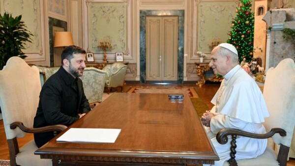 Pope discusses return of children and peace with Zelensky