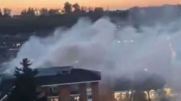 Fire at the Vatican during the conclave